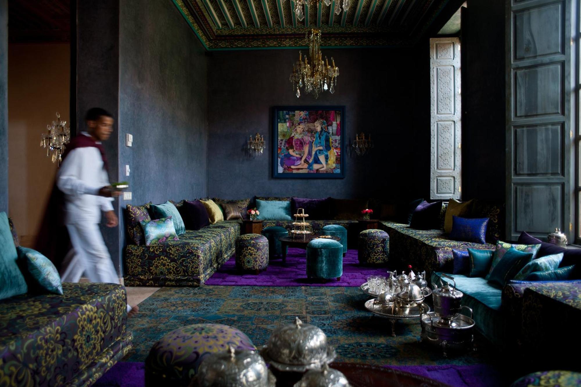 Tigmiza Boutique Hotel & Spa Ouled Jelal Dış mekan fotoğraf The living room at the Hotel Majorelle
