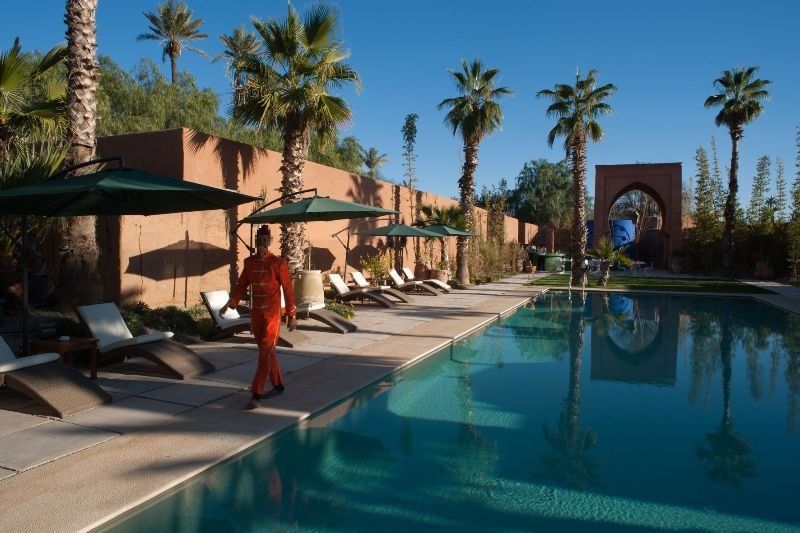 Tigmiza Boutique Hotel & Spa Ouled Jelal Dış mekan fotoğraf The swimming pool at the Ouarzazate hotel
